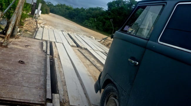 Crossing into Belize
